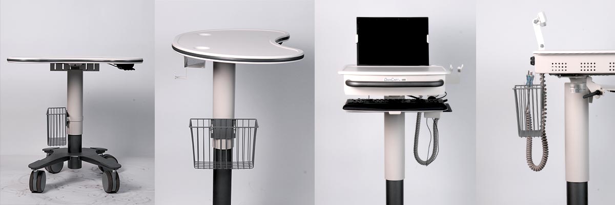 antimicrobial-laptop-cart-medical-use-easy-to-clean Antimicrobial laptop cart for medical use