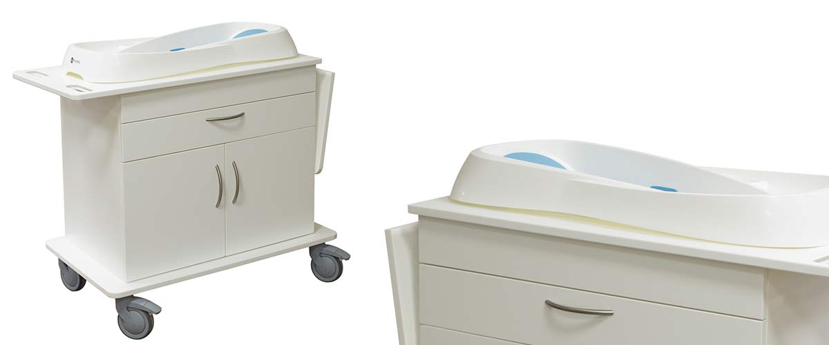 Mobile Bathinet for Rooming-In and Bathing Education