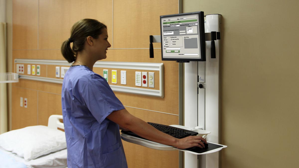 Medical Computer Carts | Convergint IMS | Medical Carts and L&D Furniture
