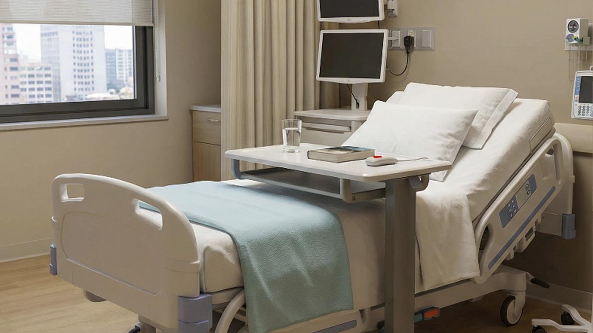 What can an overbed table be used for