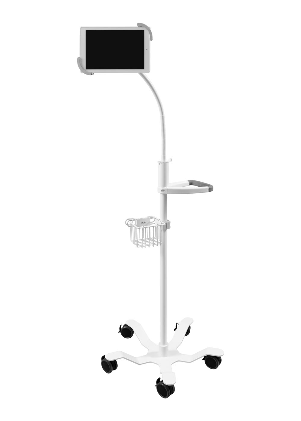 Tablet Cart Gooseneck Tablet Mount