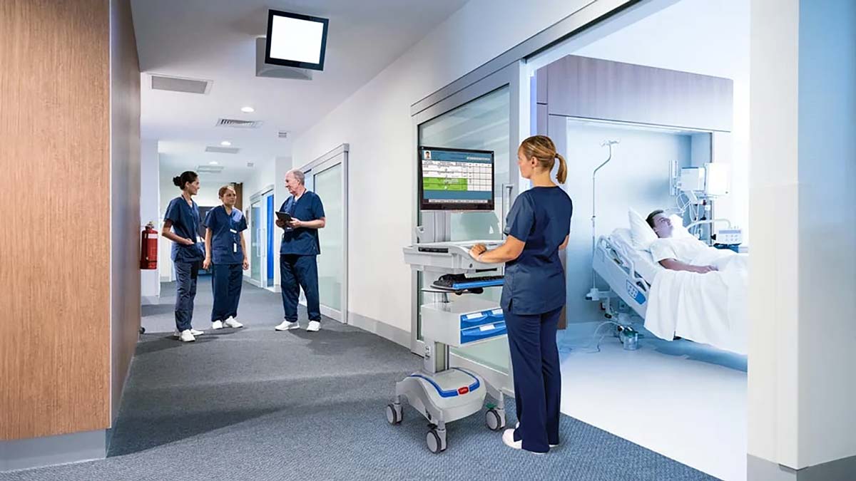 Ergonomic Medical Equipment Hospital Carts