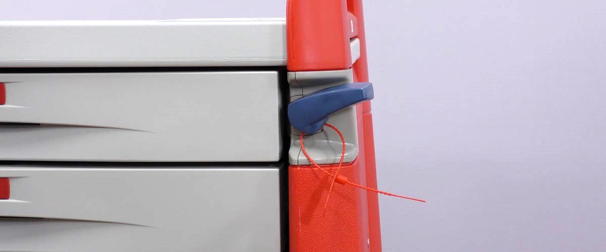 Hemorrhage Cart Secure Breakaway Lock
