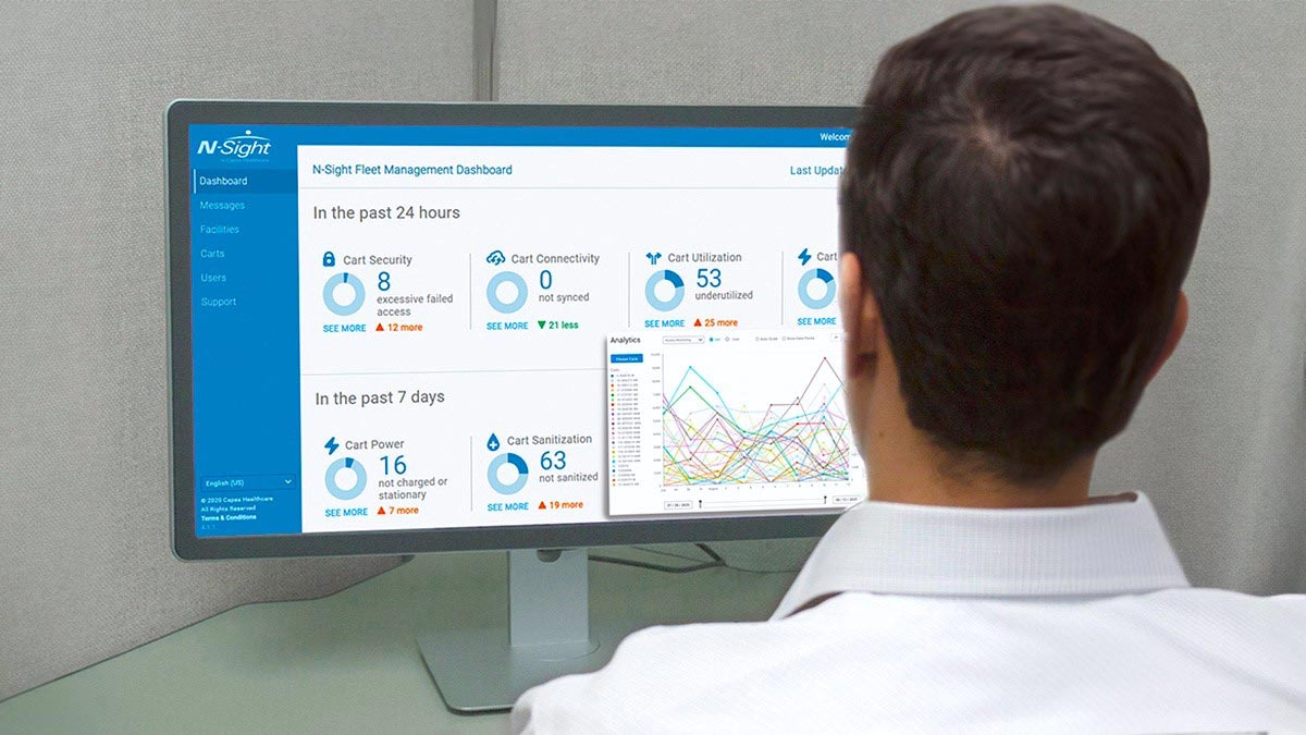 EMR Cart Fleet Management Dashboard