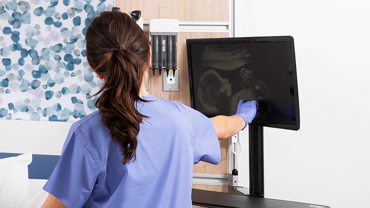 Wall Mounted Workstations Hospital Equipment