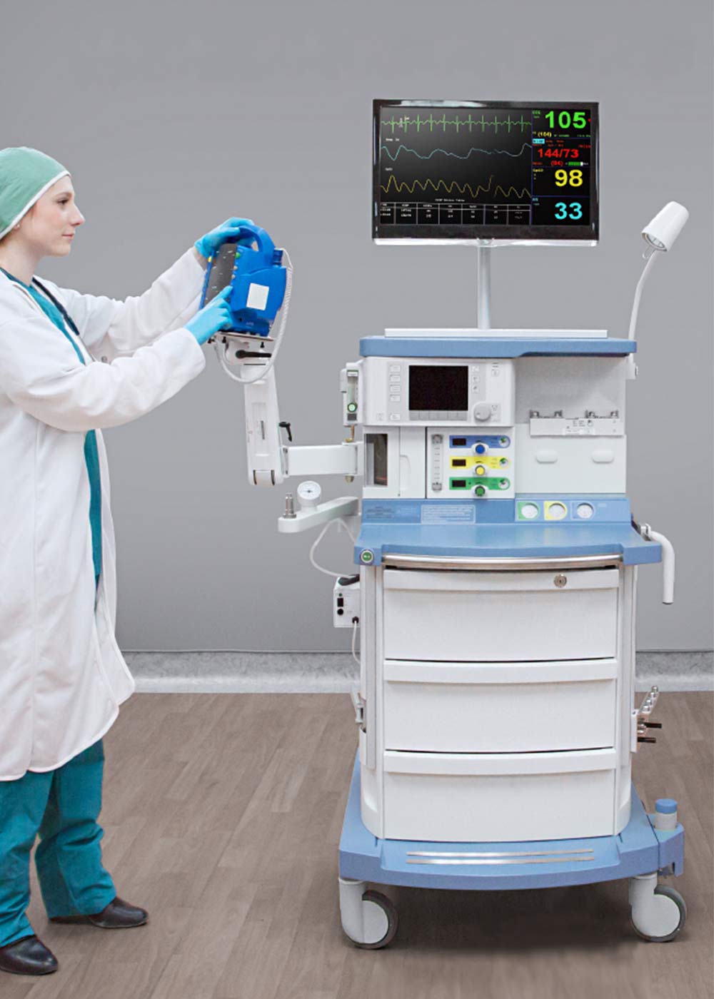 Anesthesia Machine Patient Monitor Arm