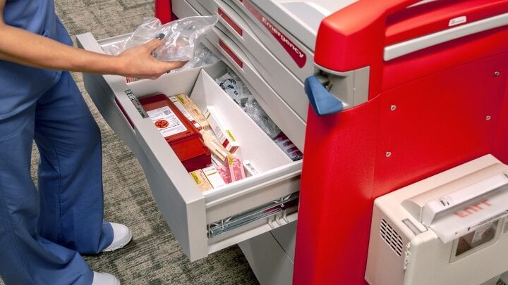 Emergency Cart Storage for Joint Commission