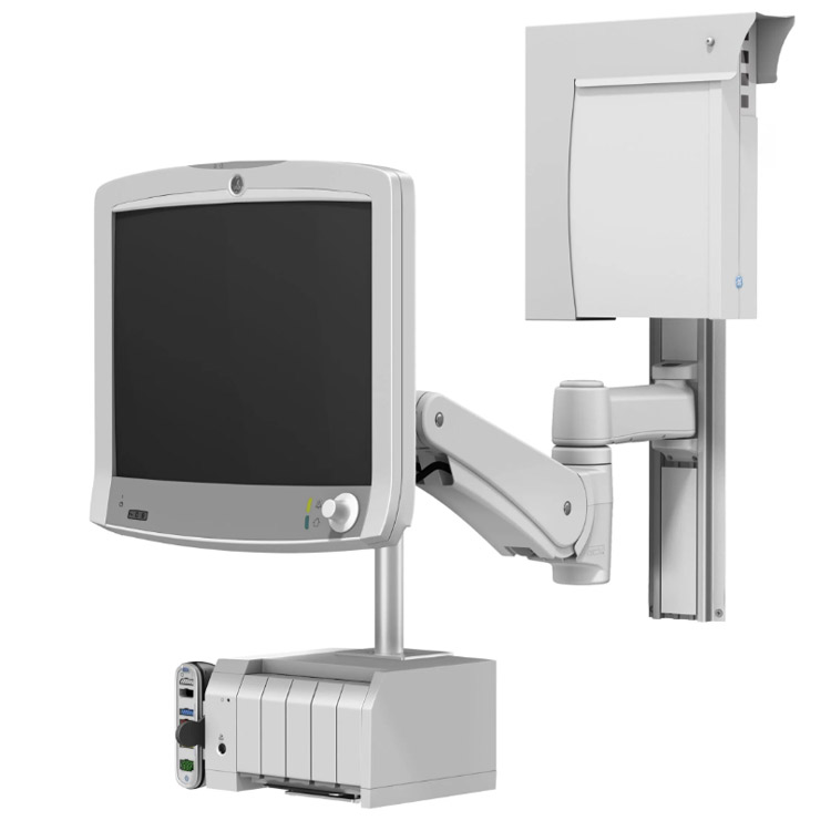 GE Carescape Monitor B850 wall mount channel