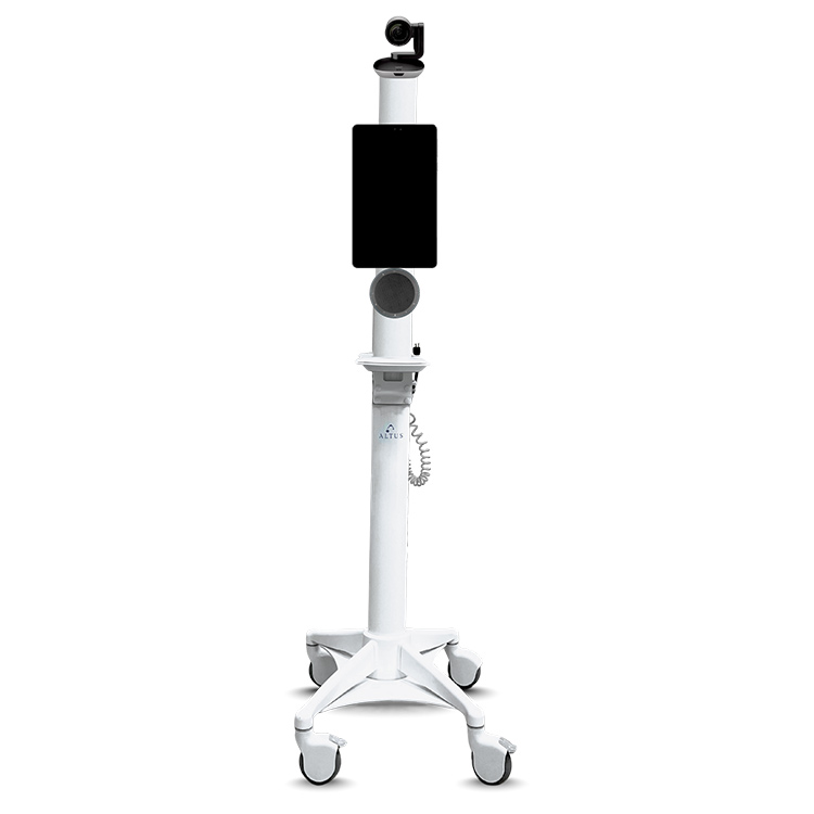 Medical Tablet Stand with Wheels and Camera