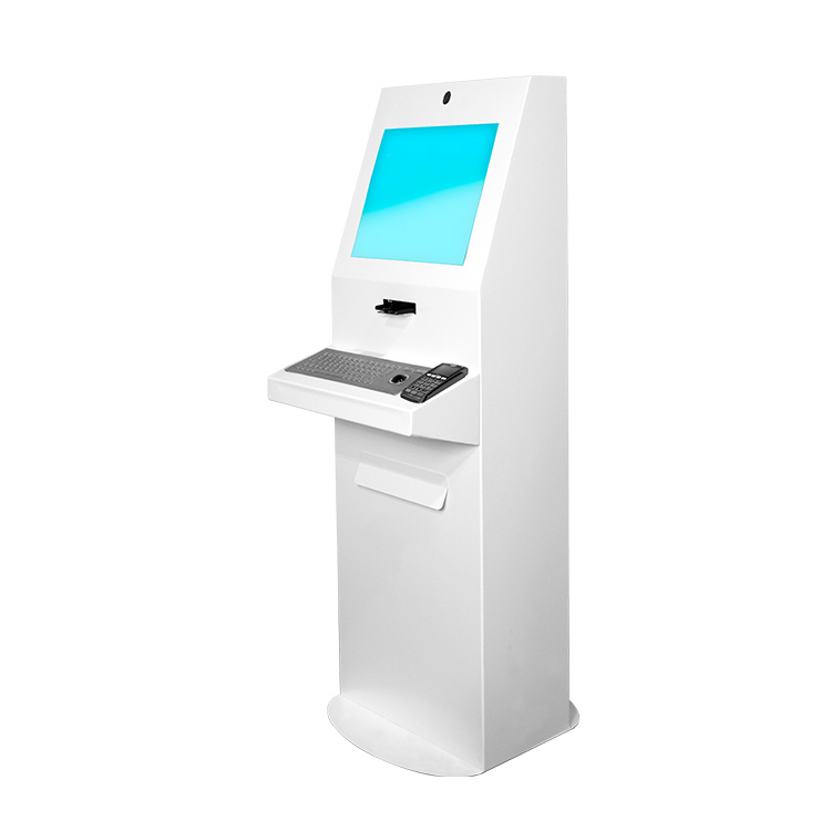 hospital-kiosk-with-keyboard-credit-card-reader Hospital kiosk with keyboard and credit card reader