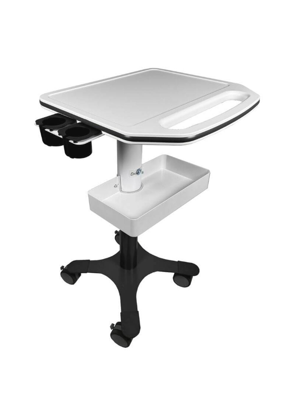 ultrasound-cart Ultrasound cart with bin and probe holders